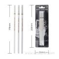 3pcs White charcoal pencil wooden set